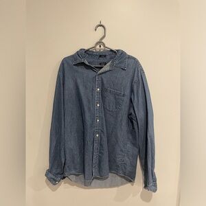 J Crew Long Sleeve Denim Shirt